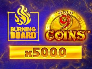 9 Coins Gold Burning Board™