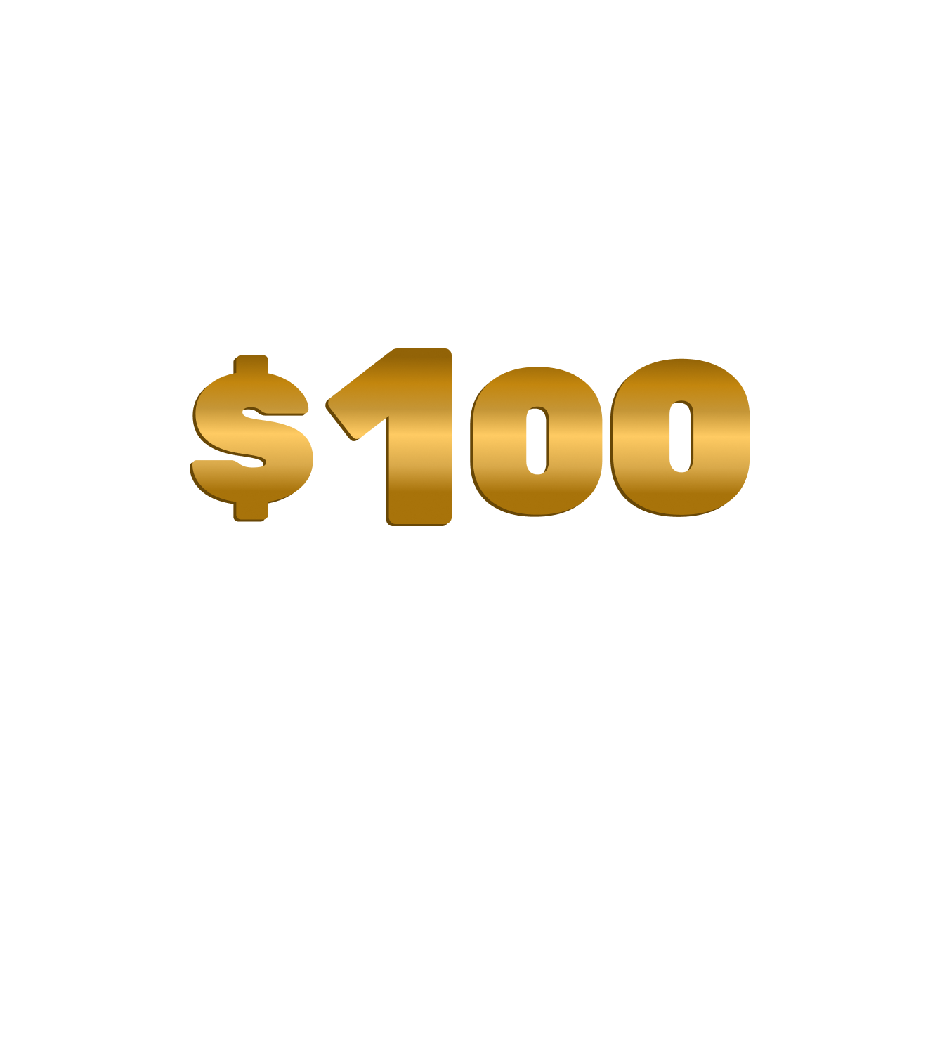 $100 CasH